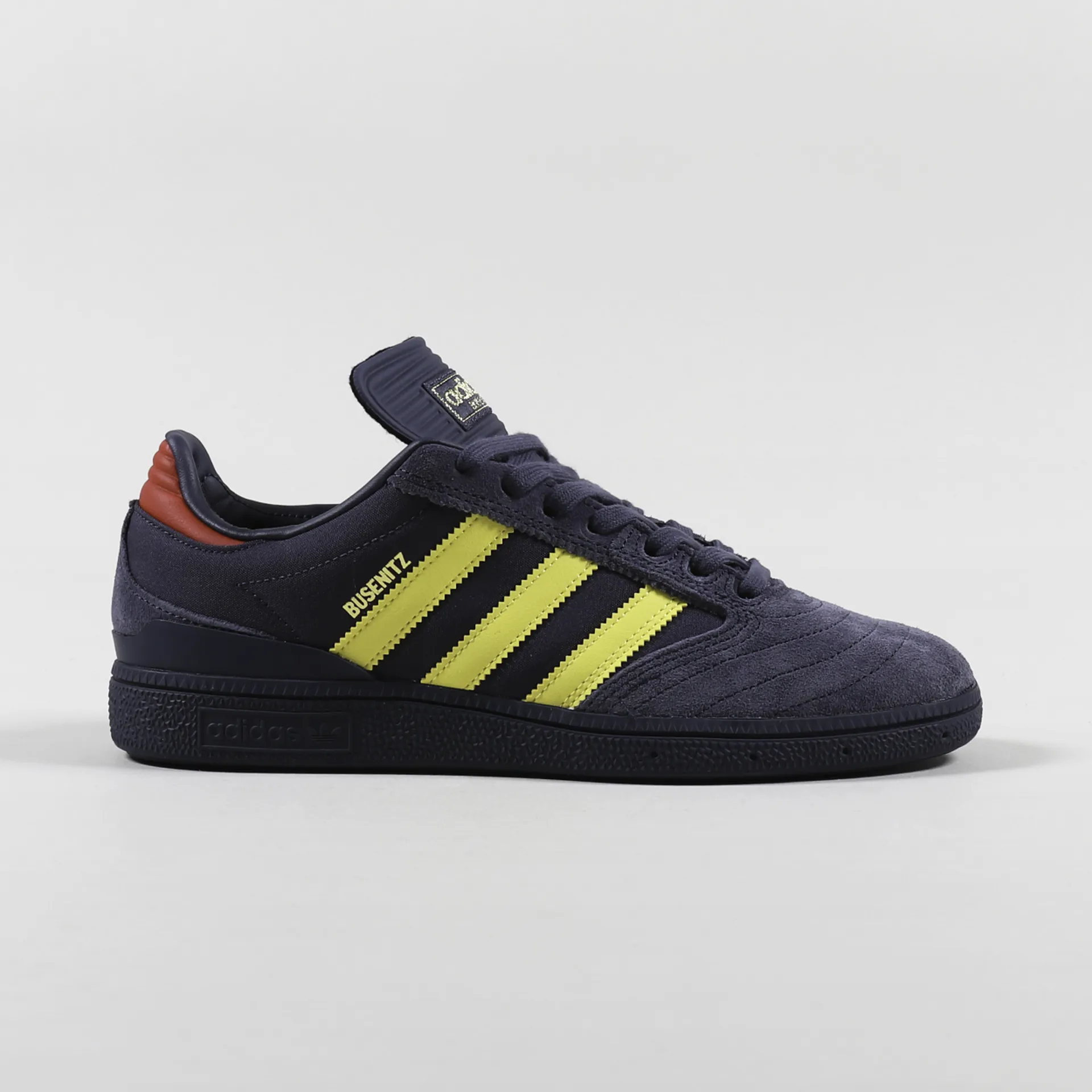 Adidas Skateboarding Busenitz Pro Shoes Navy Yellow Scarlet