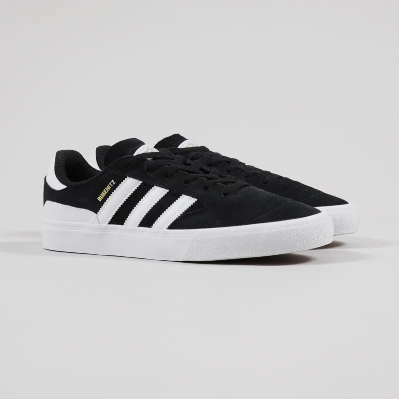 Adidas Skateboarding Busenitz Vulc II Shoes Black White Gum