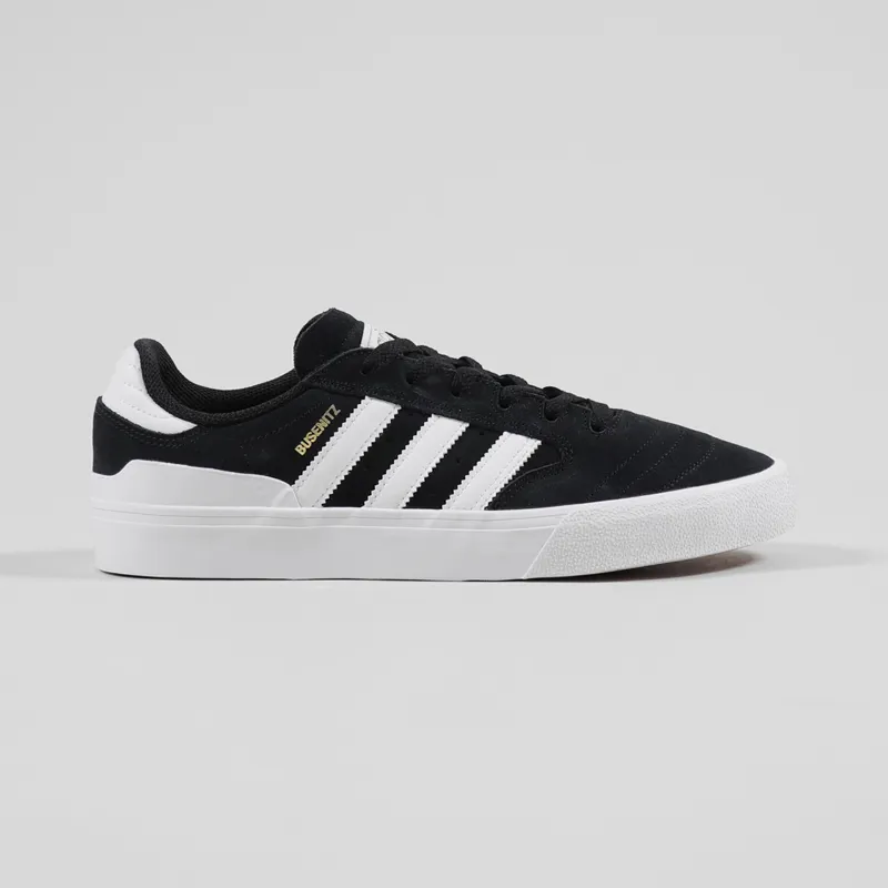 Adidas Skateboarding Busenitz Vulc II Shoes Black White Gum-4