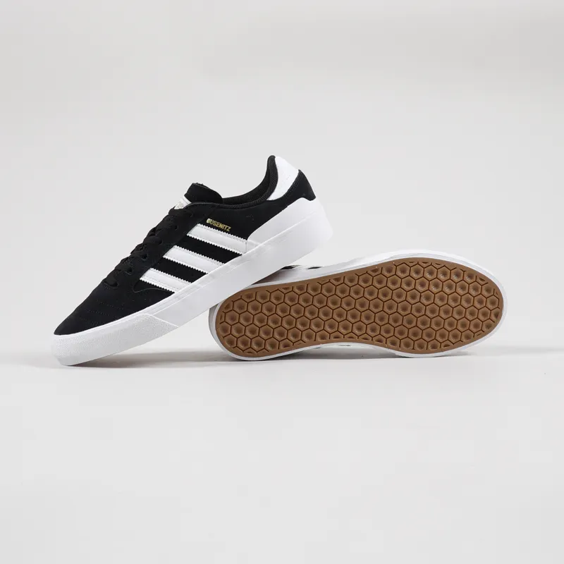 Adidas Skateboarding Busenitz Vulc II Shoes Black White Gum-1