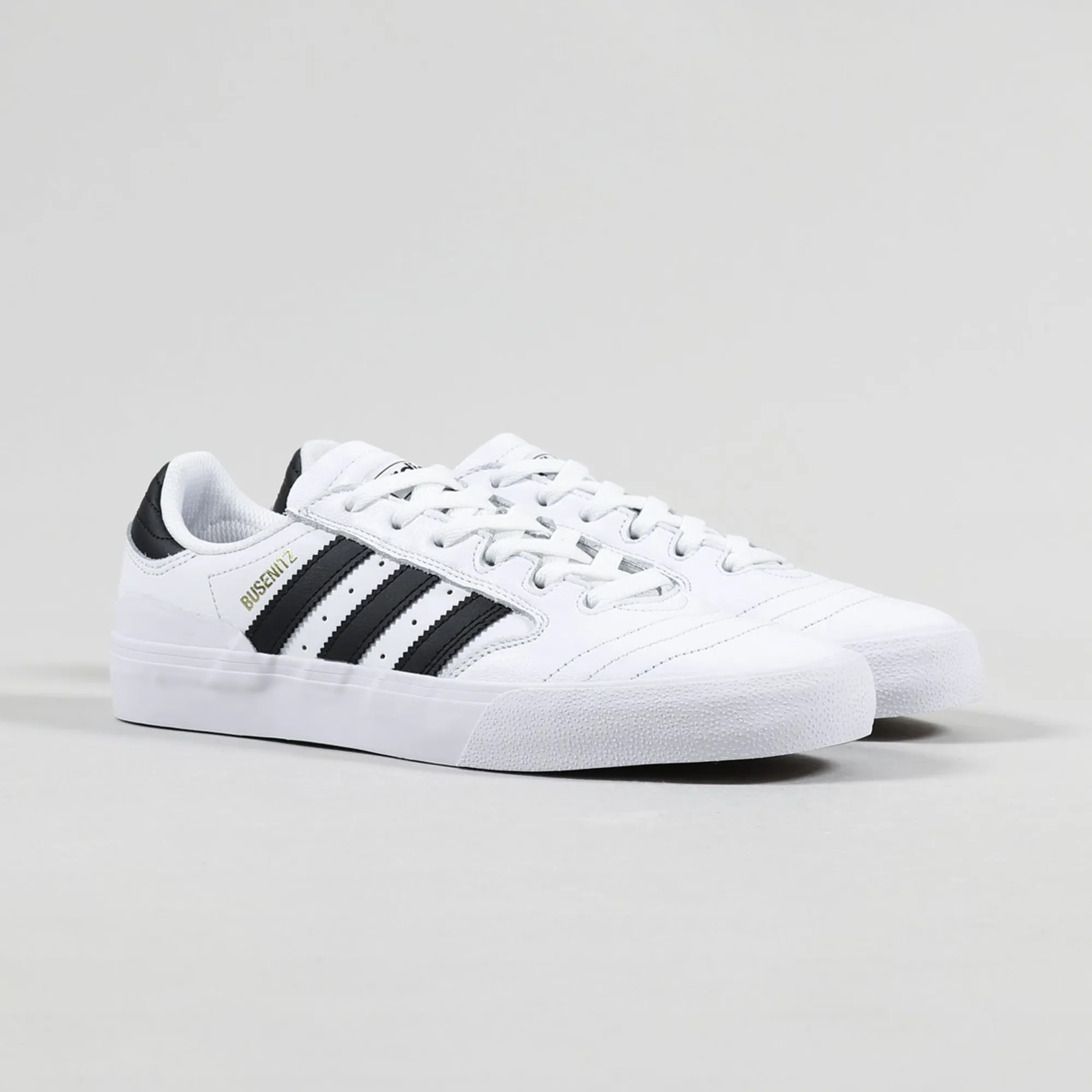 Adidas Skateboarding Mens Busenitz Vulc II Shoes White Black Adidas Skateboarding Mens Busenitz Vulc II Shoes White Black