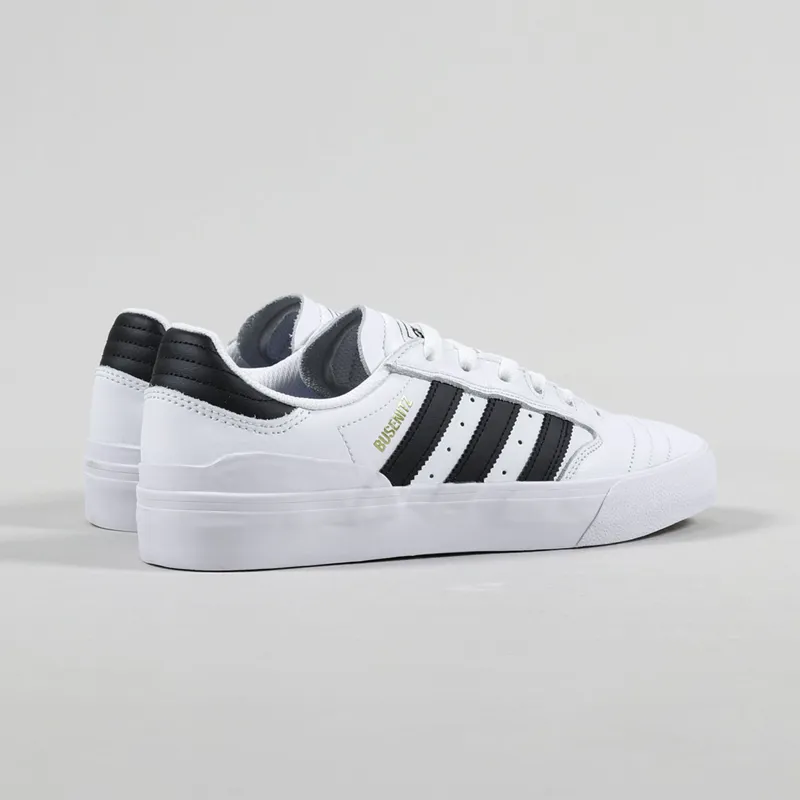 Adidas Skateboarding Busenitz Vulc II Shoes White Black-2