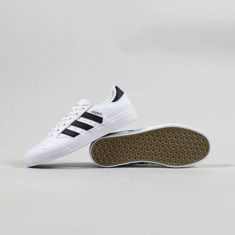 Adidas Skateboarding Busenitz Vulc II Shoes White Black-1