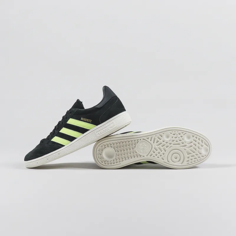 Adidas Skateboarding Busenitz Vintage Shoes Black Pulse Lime Chalk White-1