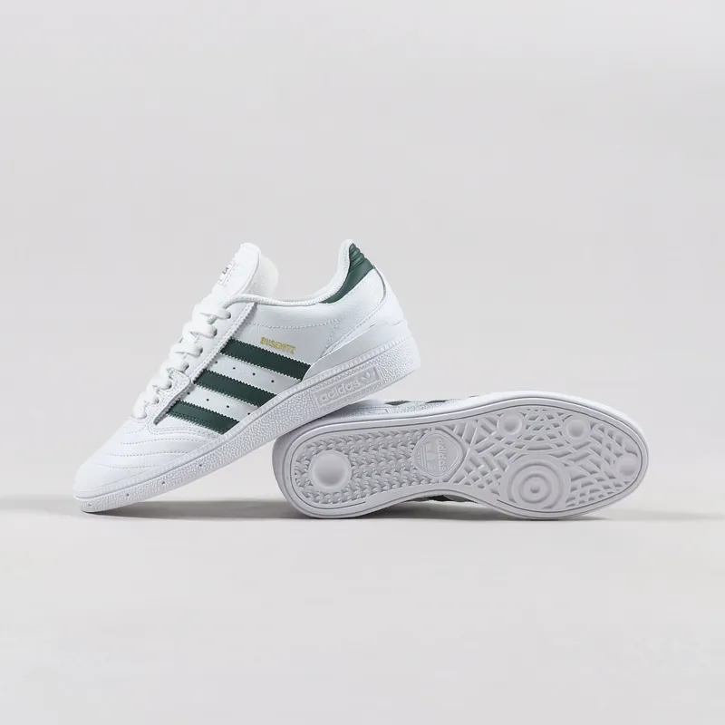 Adidas Skateboarding Busenitz Pro Shoes White Green White-1