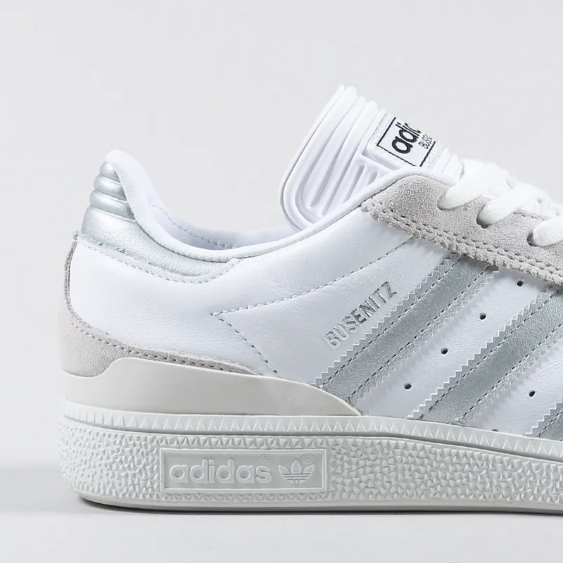 Adidas Skateboarding Busenitz Pro Shoes White Silver-5