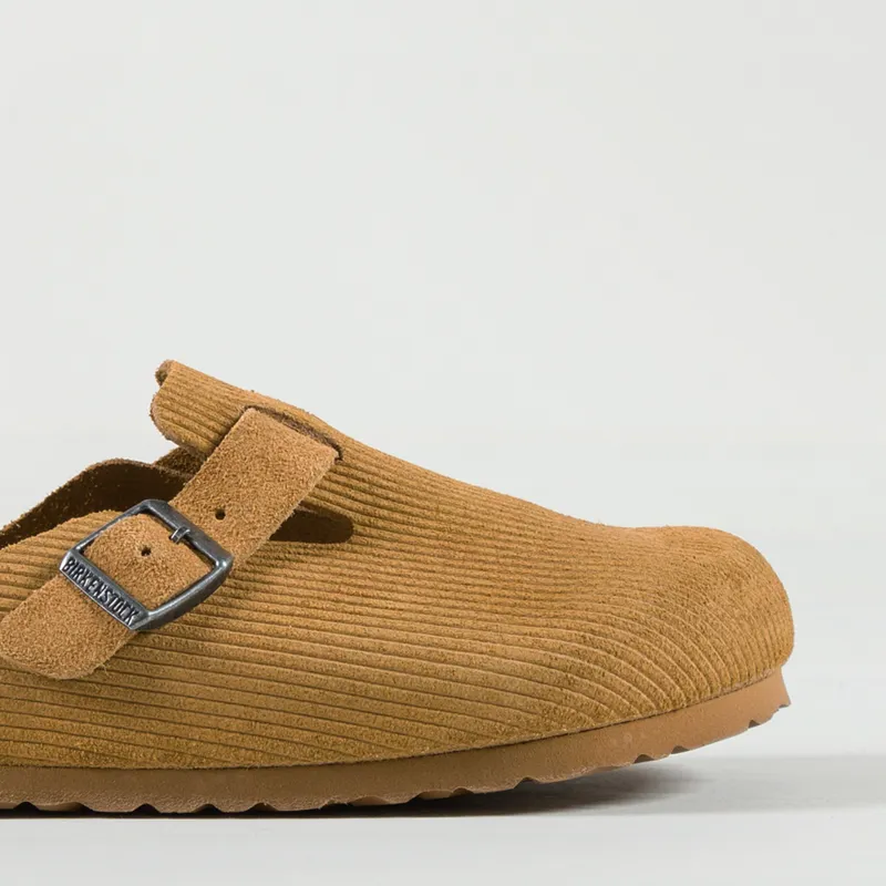 Birkenstock Womens Boston BS Sandals Corduroy Cork Brown-6