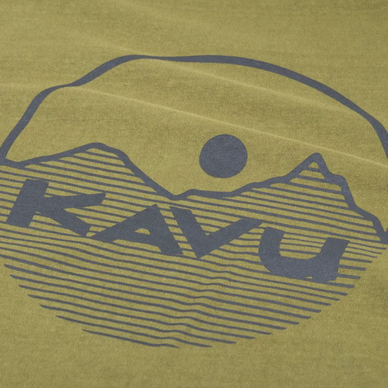 Kavu Busy Livin Long Sleeve T Shirt Green Moss-4