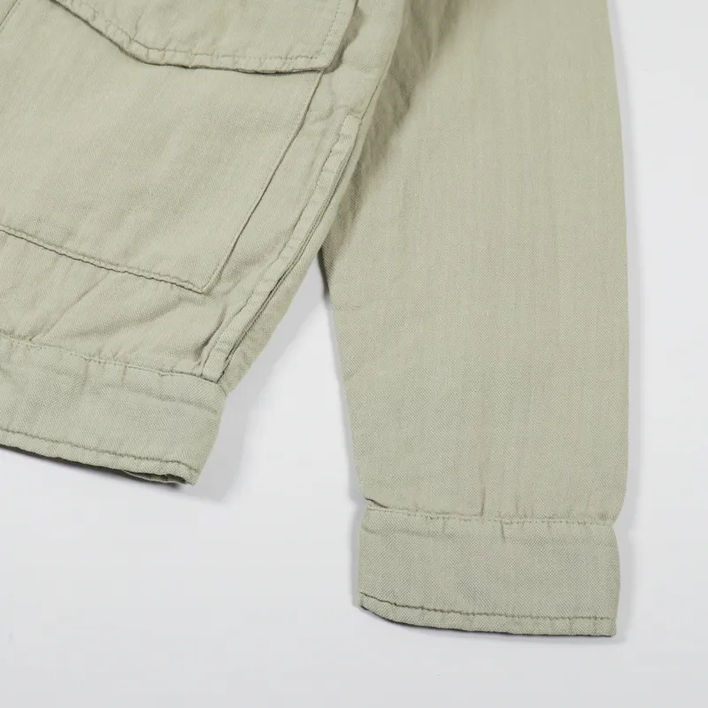 Universal Works Battleman Jacket Sand Coca Canvas-5