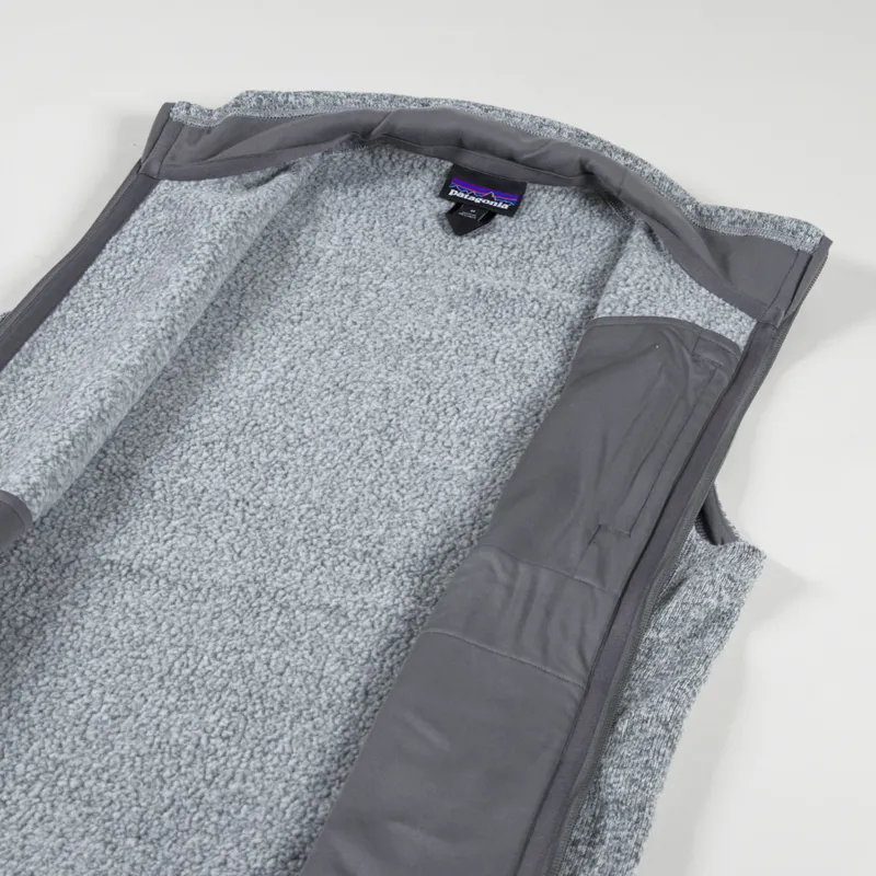 Patagonia Mens Better Sweater Vest Stonewash Grey Fleece Gilet