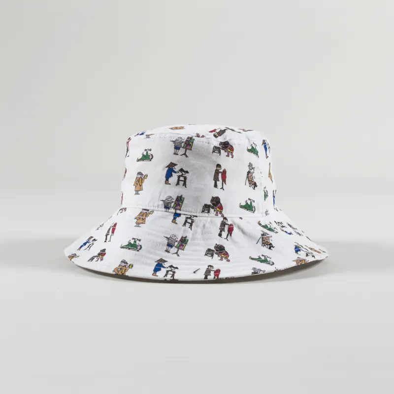 Thanks Bucket Hat White