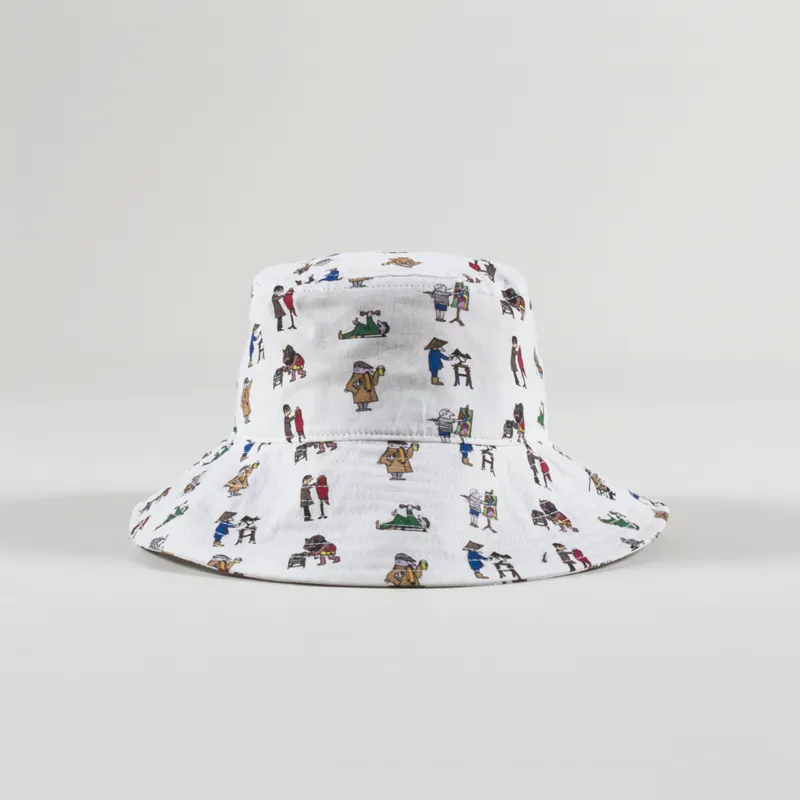 Thanks Bucket Hat White-2