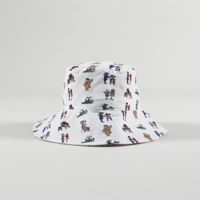 Thanks Bucket Hat White-3