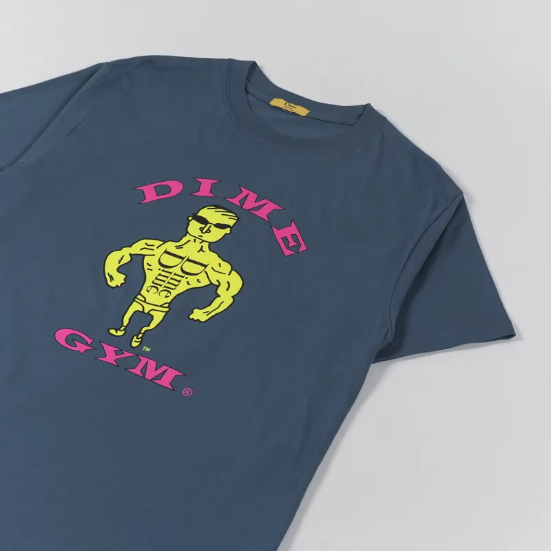 Dime Buff T Shirt Indigo-2