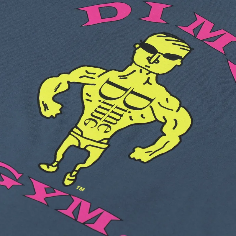 Dime Buff T Shirt Indigo-1
