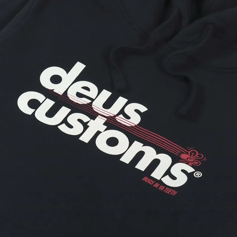 Deus Ex Machina Bugs Hoodie Black-5