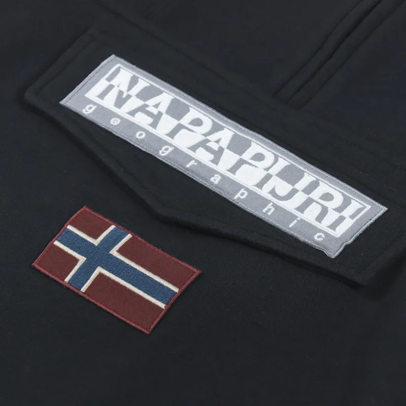 Napapijri Burgee Half Zip Sweatshirt Black-4