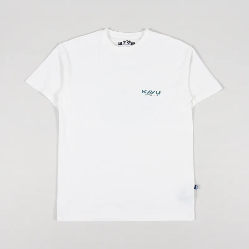 Kavu Busy Livin T Shirt Snow White-1