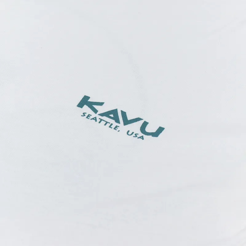 Kavu Busy Livin T Shirt Snow White-5
