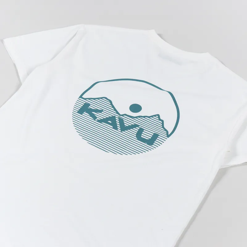 Kavu Busy Livin T Shirt Snow White-2