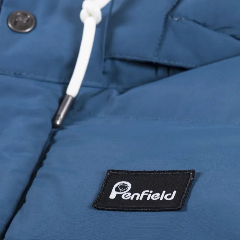 Penfield Bowerbridge Quilted Jacket Contrast Real Teal-4