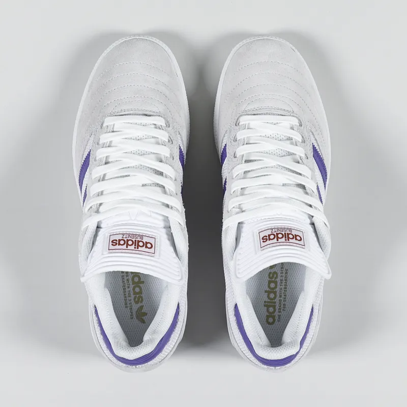 Adidas Skateboarding Busenitz Pro Shoes White Blue Gold-1