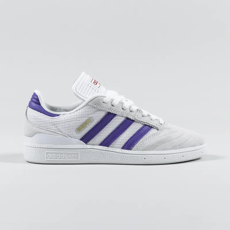 Adidas Skateboarding Busenitz Pro Shoes White Blue Gold-4