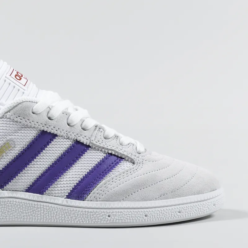 Adidas Skateboarding Busenitz Pro Shoes White Blue Gold-6