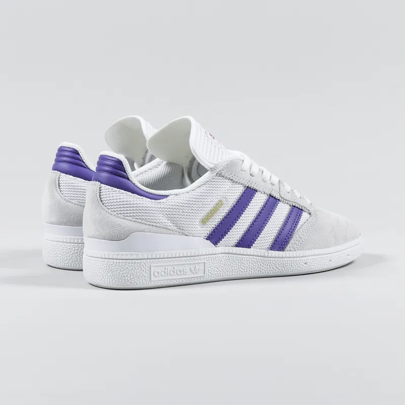 Adidas Skateboarding Busenitz Pro Shoes White Blue Gold-3