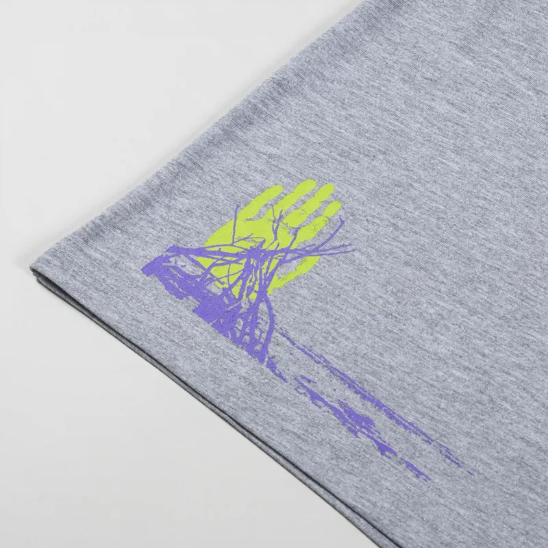 Hikerdelic No Trace T Shirt Grey Marl-5