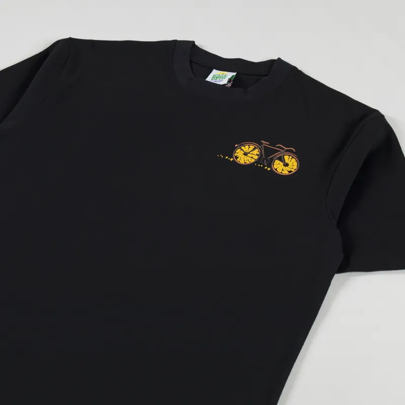 Hikerdelic Bicycle Day T Shirt Black-3