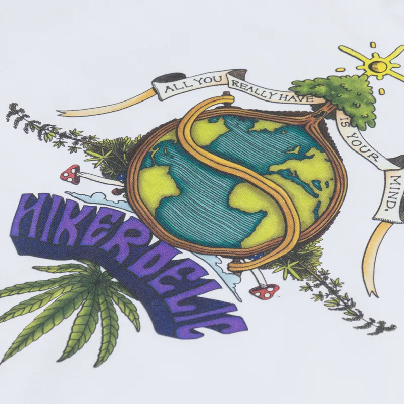 Hikerdelic Kalpana T Shirt White-4