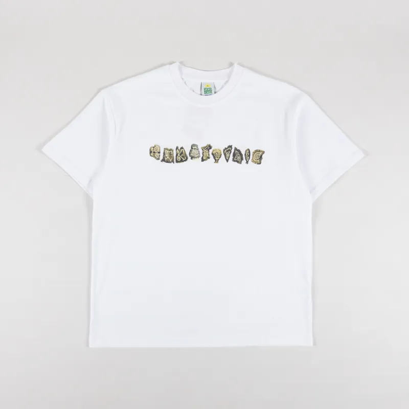 Hikerdelic Petroglyph T Shirt White