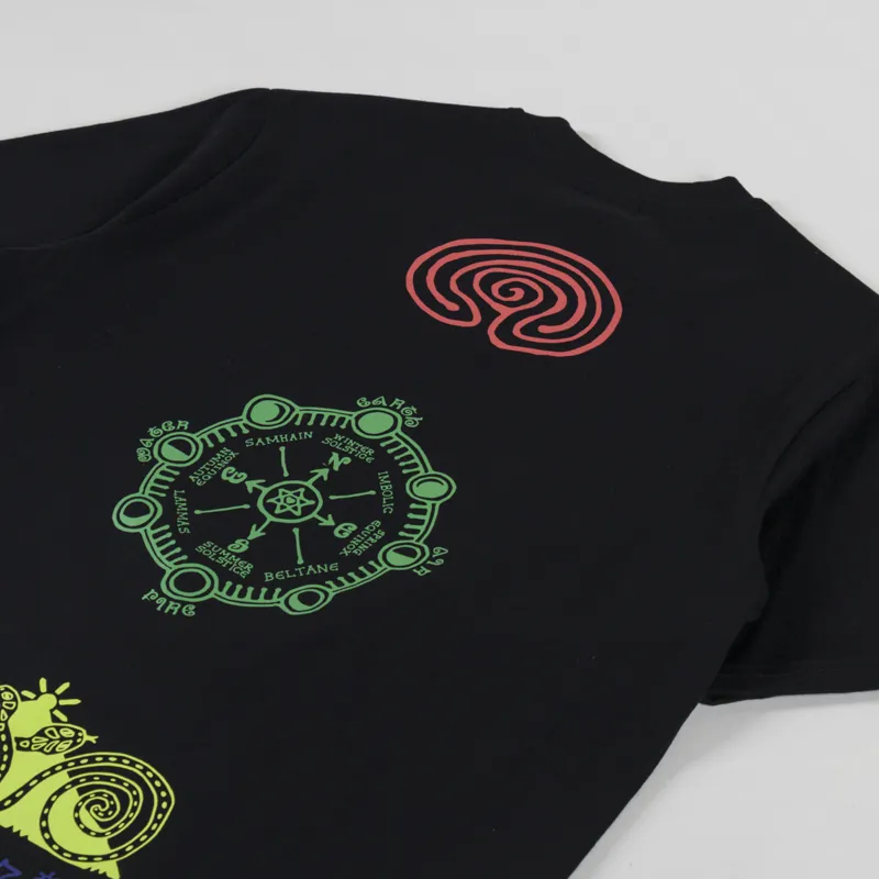 Hikerdelic Imbolic T Shirt Black-2