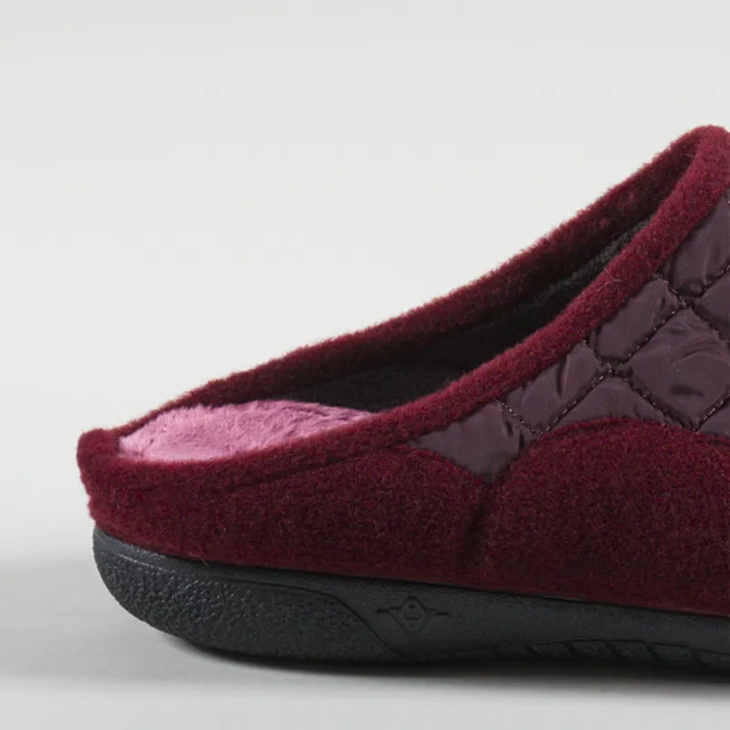 Gurus Cadiz Slippers Burgundy-4