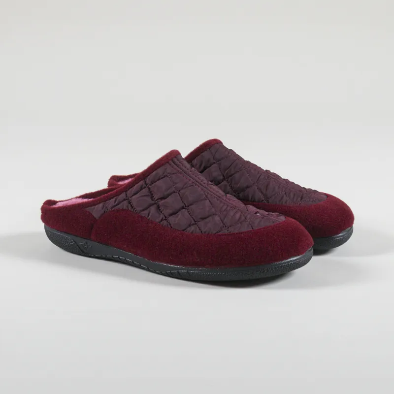 Gurus Cadiz Slippers Burgundy