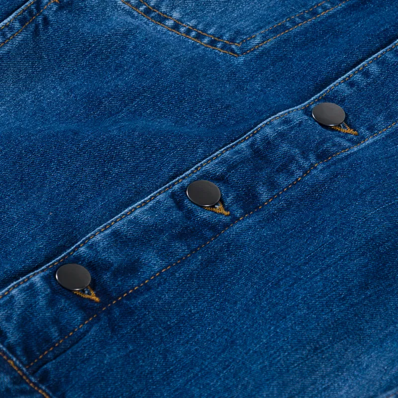 Our Sister Womens Cabin Denim Jacket Blue-7