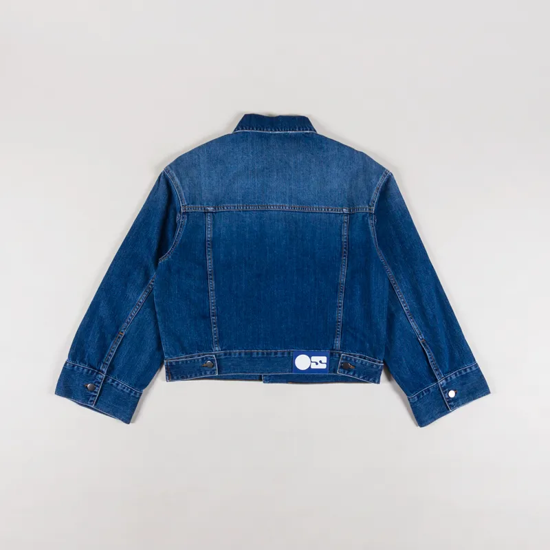 Our Sister Womens Cabin Denim Jacket Blue-1