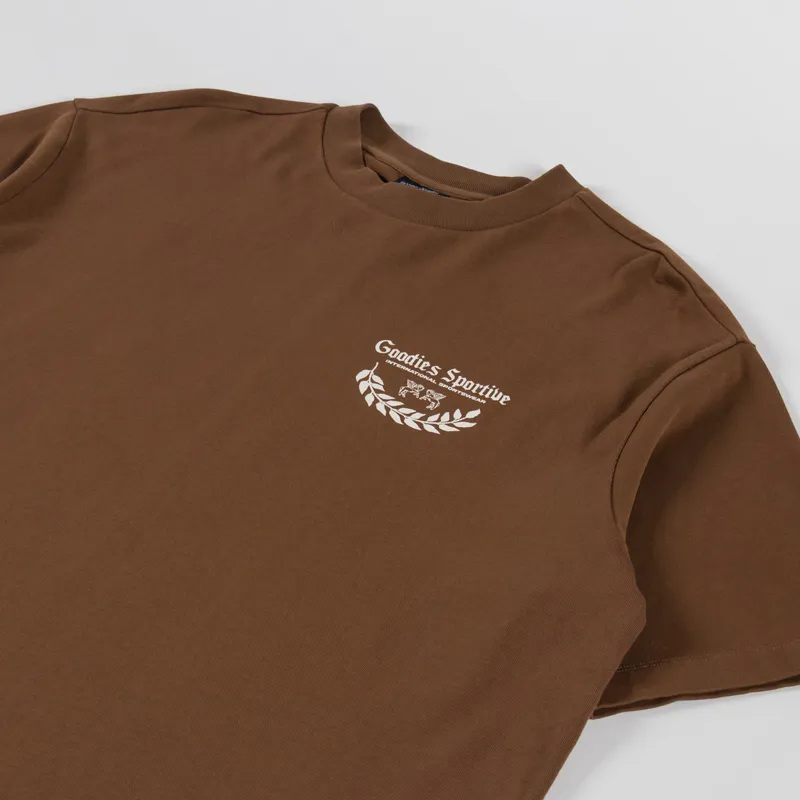 Goodies Sportive Caesar T Shirt Brown-3