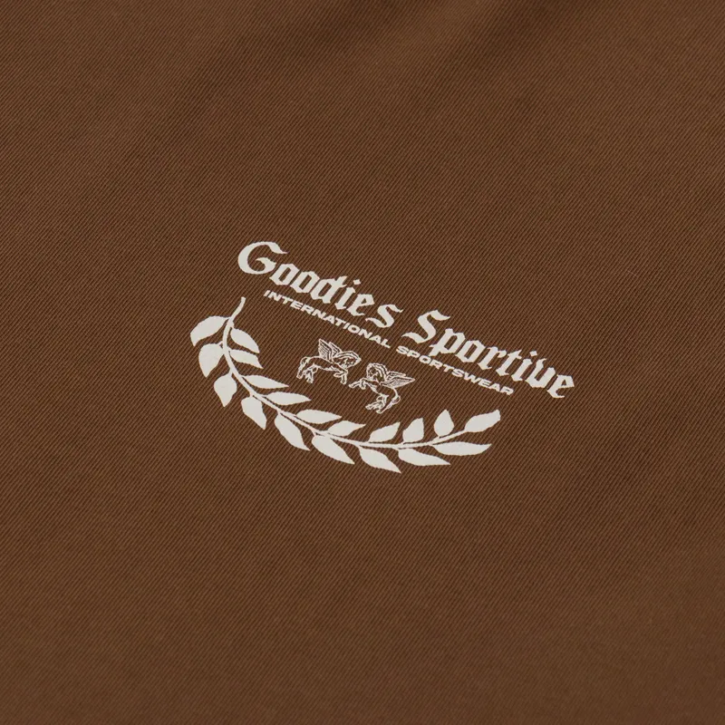 Goodies Sportive Caesar T Shirt Brown-5