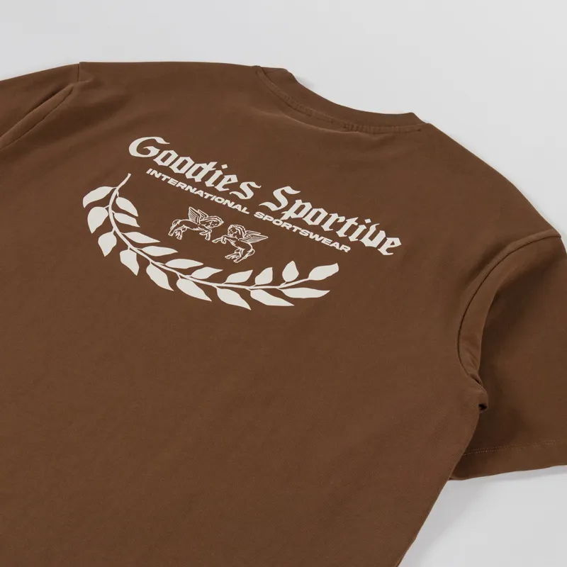 Goodies Sportive Caesar T Shirt Brown-2