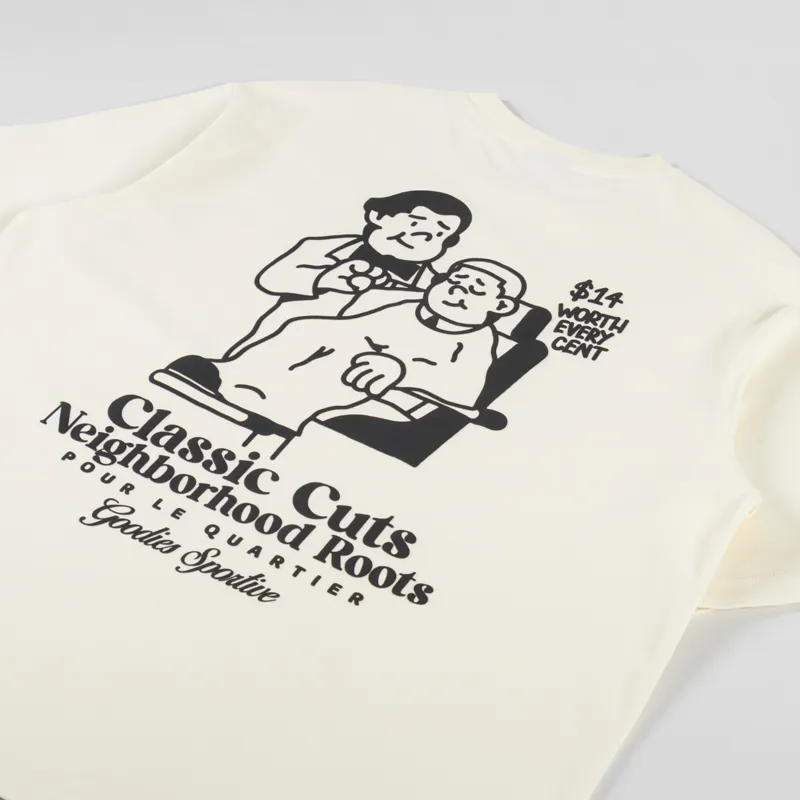 Goodies Sportive Classic Cuts T Shirt Butter-3