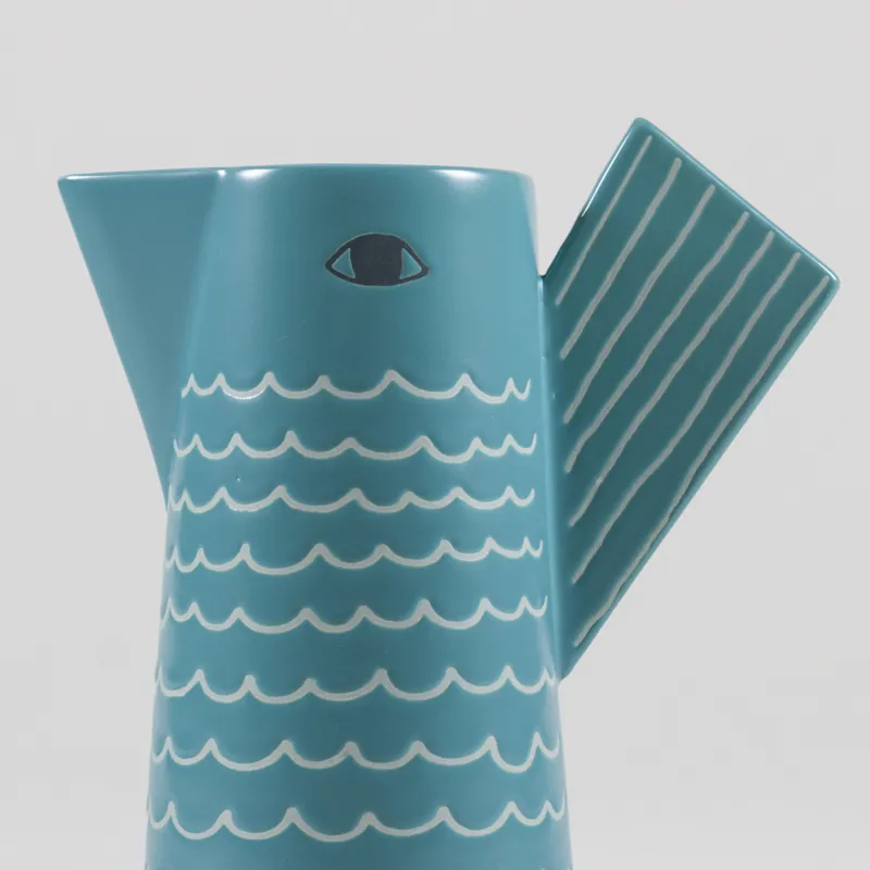 Donna Wilson Large Blue Bird Jug-1