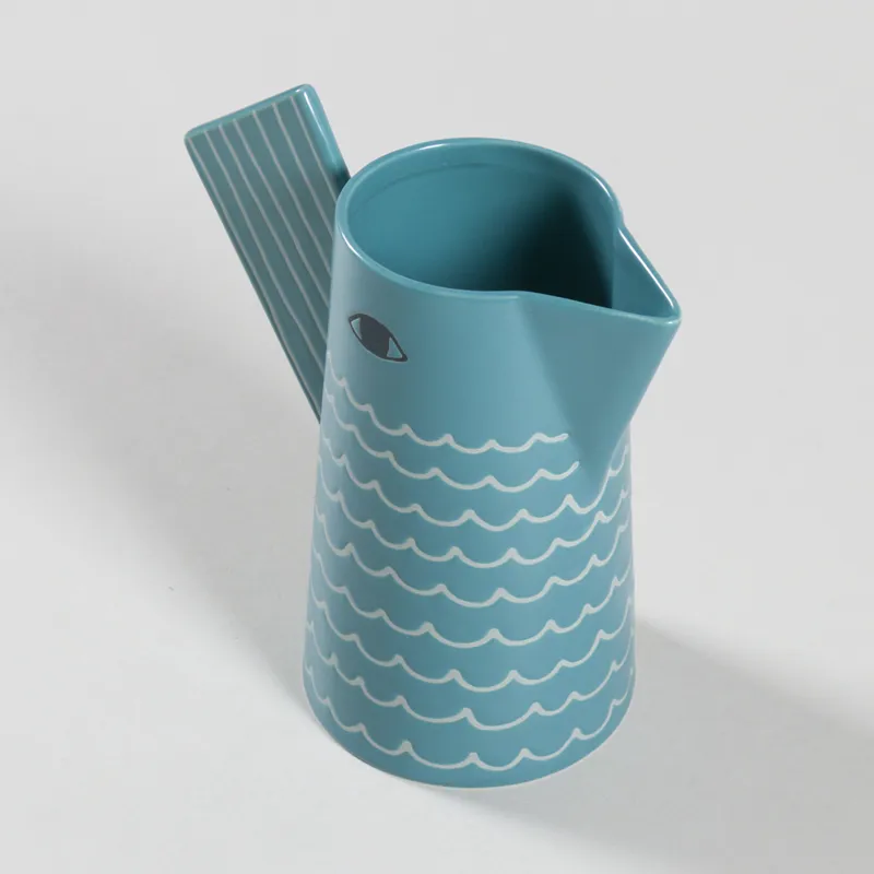 Donna Wilson Large Blue Bird Jug-2