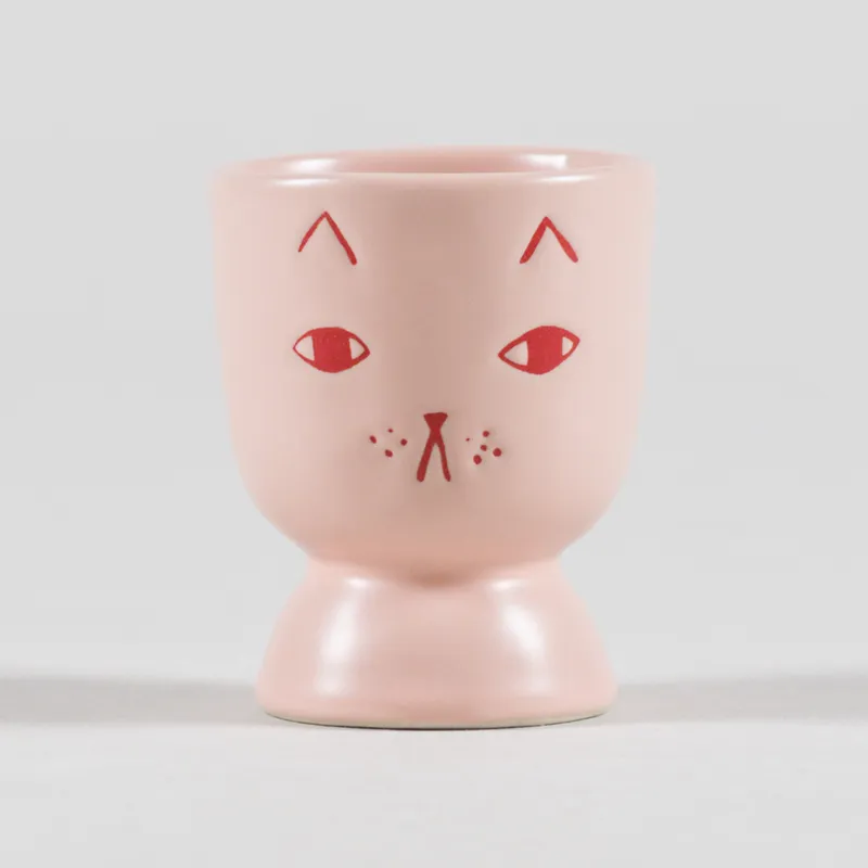 Donna Wilson Cat Egg Cup Pink