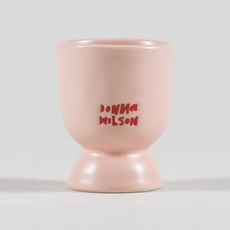 Donna Wilson Cat Egg Cup Pink-1