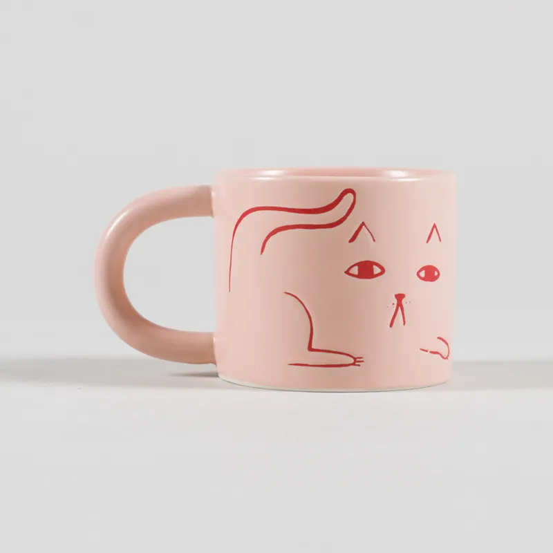 Donna Wilson Cat Mug Pink