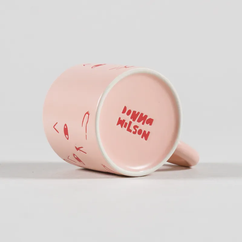 Donna Wilson Cat Mug Pink-1