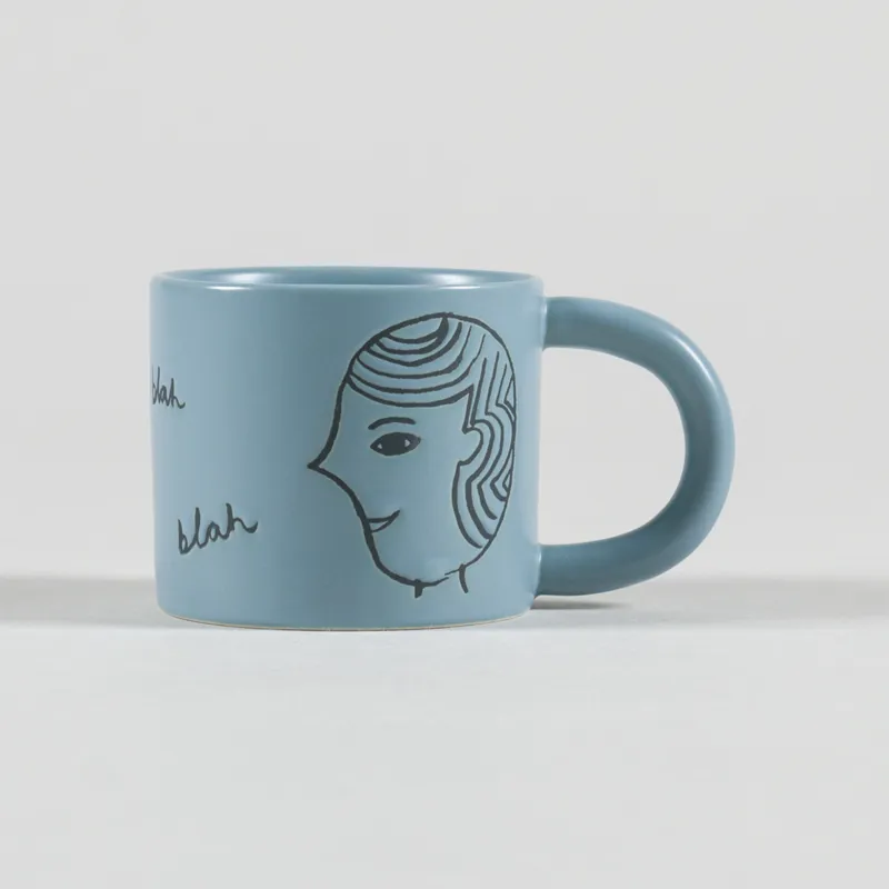Donna Wilson Face Mug Blue-2