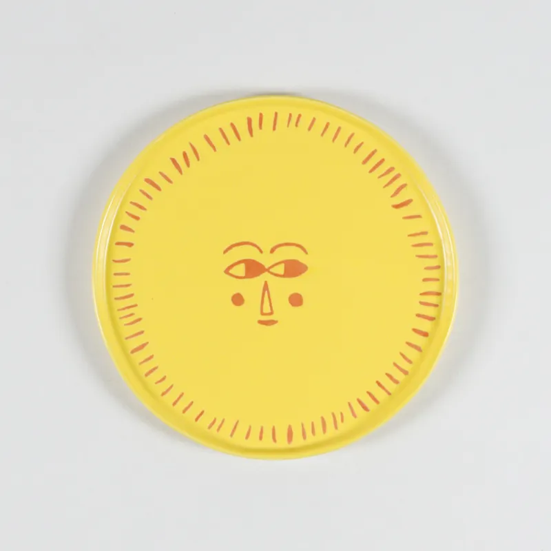 Donna Wilson Sun Side Plate Yellow-3